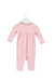 A Pink Long Sleeve Jumpsuits from Ralph Lauren in size 3-6M for girl. (Back View)