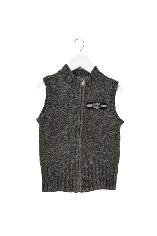 A Grey Knit Sweaters from I Pinco Pallino in size 6T for boy. (Front View)