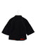A Black Coats from Le Petit Pois in size 6T for boy. (Back View)