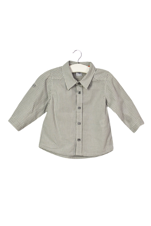 A Grey Shirts from Petit Bateau in size 3-6M for boy. (Front View)