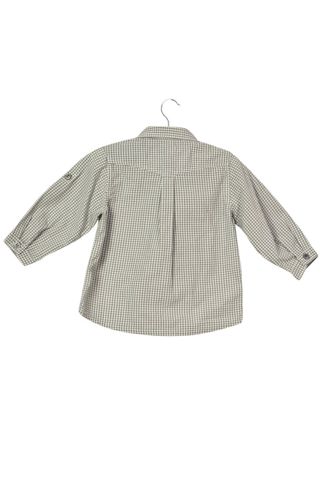 A Grey Shirts from Petit Bateau in size 3-6M for boy. (Back View)