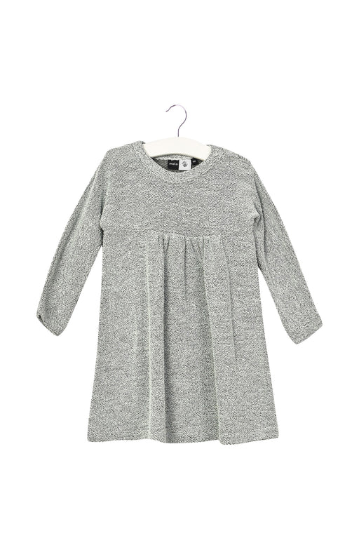A Grey Sweater Dresses from Molo in size 12-18M for girl. (Front View)
