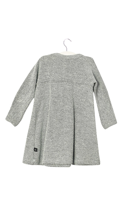 A Grey Sweater Dresses from Molo in size 12-18M for girl. (Back View)