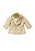 A Beige Puffer/Quilted Jackets from Jacadi in size 6-12M for girl. (Back View)