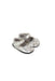 A Silver Flats from pediped in size  for girl. (Front View)