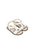A White Sandals from Armani in size 12-18M for girl. (Front View)