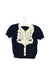 A Navy Cardigans from Nicholas & Bears in size 6-12M for girl. (Front View)