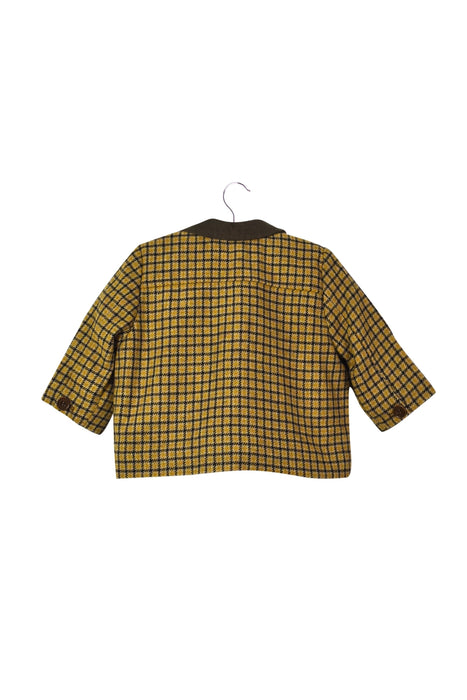 A Yellow Lightweight Jackets from Caramel Baby & Child in size 6-12M for boy. (Back View)