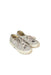 A Silver Sneakers from Superga in size 6T for girl. (Front View)