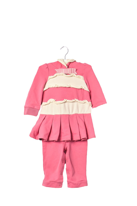 A Pink Long Sleeve Jumpsuits from Nicholas & Bears in size 6-12M for girl. (Front View)
