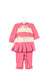 A Pink Long Sleeve Jumpsuits from Nicholas & Bears in size 6-12M for girl. (Front View)
