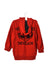 A Red Zippered Sweatshirts from Hysteric Mini in size 18-24M for girl. (Back View)
