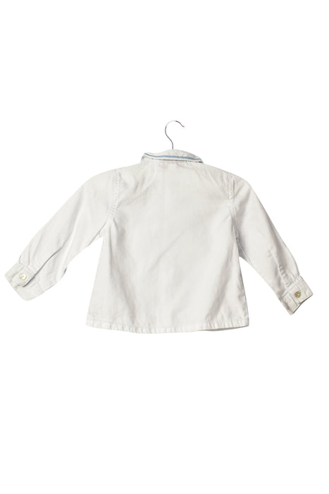 A White Shirts from Neck & Neck in size 3-6M for girl. (Back View)