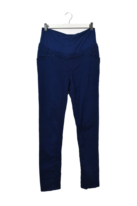 A Blue Casual Pants from Fragile in size M for maternity. (Front View)