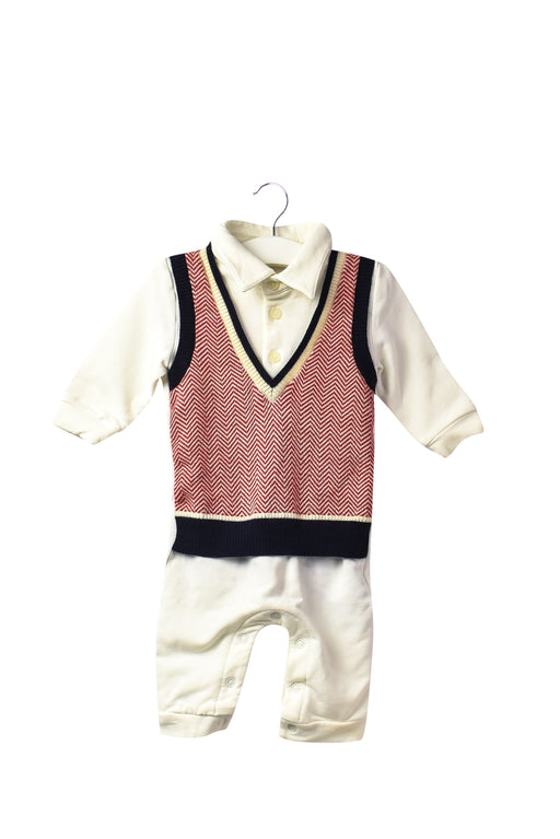 A Mulicolour Long Sleeve Jumpsuits from Nicholas & Bears in size 3-6M for boy. (Front View)