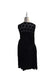 A Black Sleeveless Dresses from Comme Ca Du Mode in size L for maternity. (Back View)