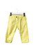 A Yellow Casual Pants from Bout'Chou in size 3-6M for boy. (Front View)