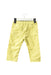 A Yellow Casual Pants from Bout'Chou in size 3-6M for boy. (Back View)