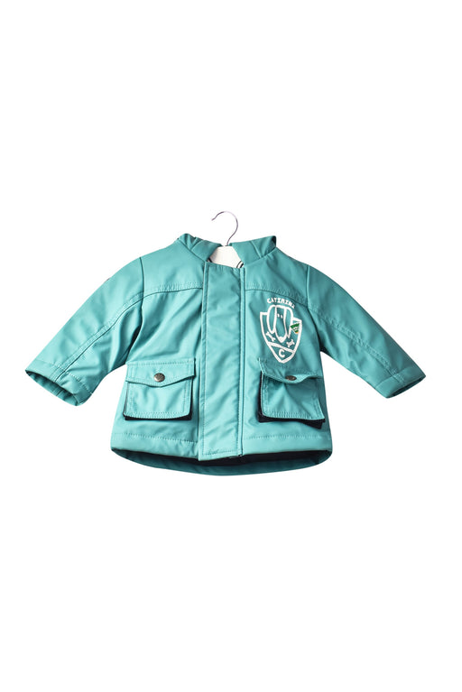 A Blue Rain Jackets from Catimini in size 0-3M for boy. (Front View)