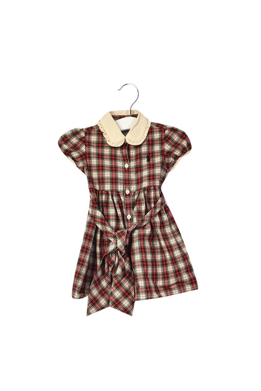 A Multi Short Sleeve Dresses from Ralph Lauren in size 6-12M for girl. (Front View)