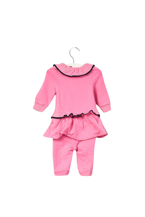 A Pink Long Sleeve Jumpsuits from Ferrari in size 0-3M for girl. (Back View)