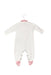 A White Long Sleeve Jumpsuits from Armani in size 0-3M for girl. (Back View)