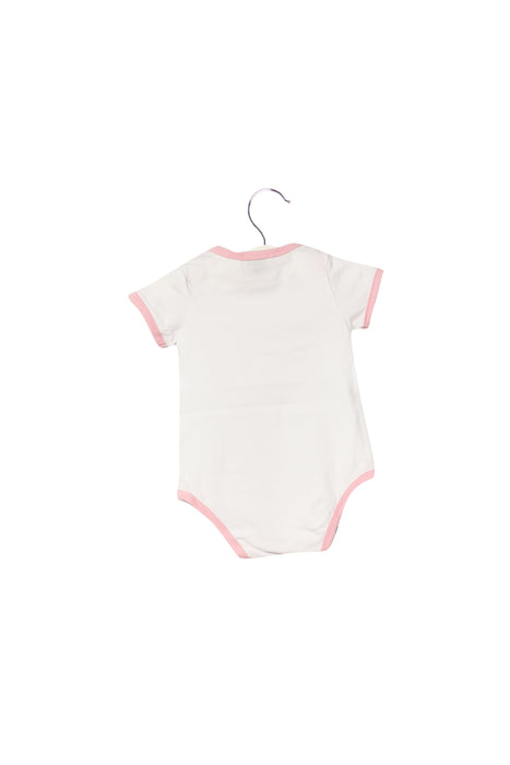 A White Short Sleeve Bodysuits from Armani in size 0-3M for girl. (Back View)