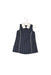 A Navy Sleeveless Dresses from Janie & Jack in size 6-12M for girl. (Front View)