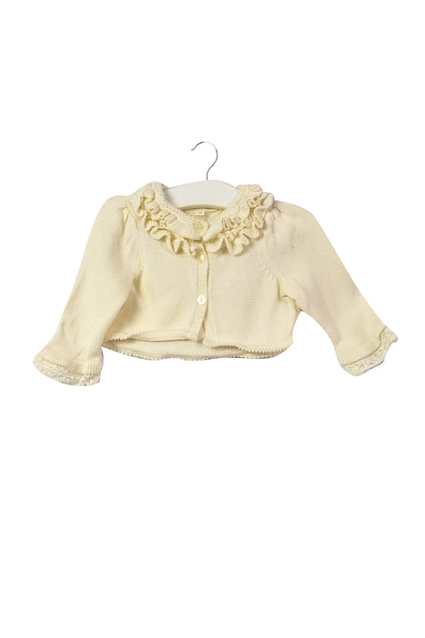 A Ivory Cardigans from Nicholas & Bears in size 6-12M for girl. (Front View)
