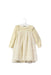 A White Long Sleeve Dresses from Petit Bateau in size 12-18M for girl. (Front View)