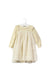 A White Long Sleeve Dresses from Petit Bateau in size 12-18M for girl. (Front View)