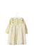 A White Long Sleeve Dresses from Petit Bateau in size 12-18M for girl. (Back View)