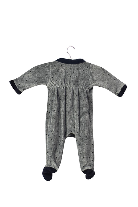 A Blue Long Sleeve Jumpsuits from Jacadi in size Newborn for neutral. (Front View)