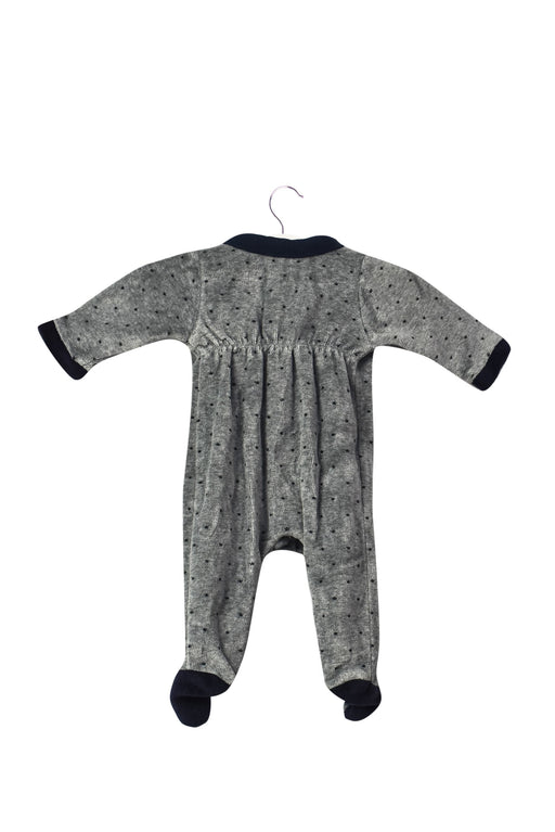 A Blue Long Sleeve Jumpsuits from Jacadi in size Newborn for neutral. (Front View)