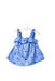 A Blue Sleeveless from null in size 3-6M for girl. (Front View)