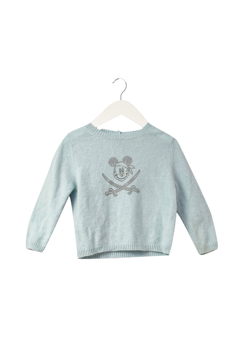 A Blue Knit Sweaters from Frenchy Yummy in size 12-18M for neutral. (Front View)