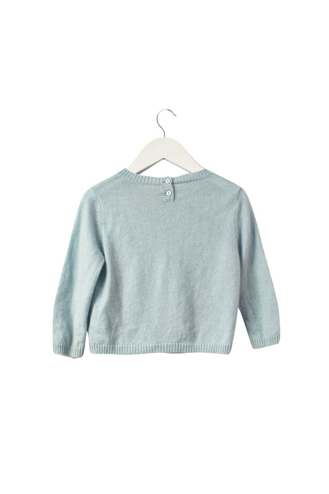 A Blue Knit Sweaters from Frenchy Yummy in size 12-18M for neutral. (Back View)