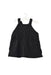 A Black Overall Dresses from Comme Ca Ism in size 12-18M for girl. (Front View)