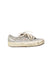 A Silver Sneakers from Superga in size 4T for girl. (Back View)