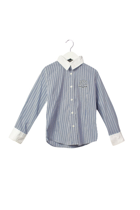 A Blue Shirts from Scapa Sports in size 6T for boy. (Front View)