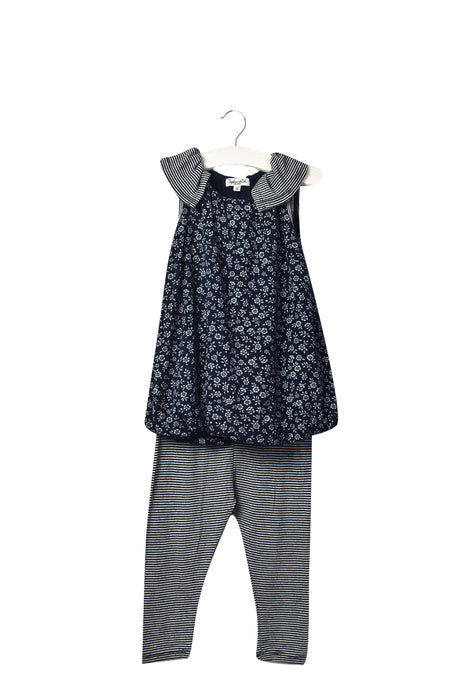 A Navy Leggings Sets from Splendid in size 18-24M for girl. (Front View)