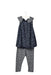 A Navy Leggings Sets from Splendid in size 18-24M for girl. (Front View)
