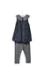 A Navy Leggings Sets from Splendid in size 18-24M for girl. (Back View)