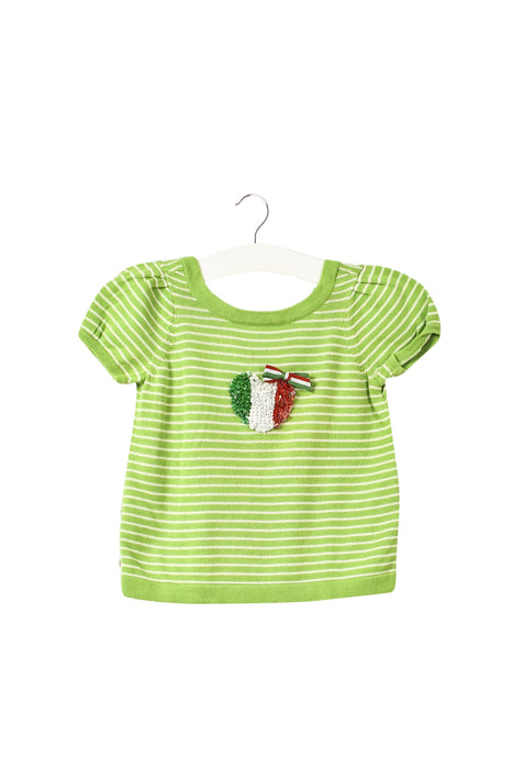 A Green Knit Sweaters from Nicholas & Bears in size 12-18M for girl. (Front View)