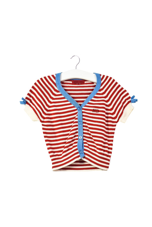 A Red Cardigans from Nicholas & Bears in size 6-12M for girl. (Front View)