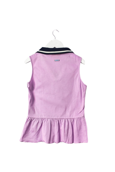 A Purple Short Sleeve Polos from Ferrari in size 10Y for girl. (Back View)
