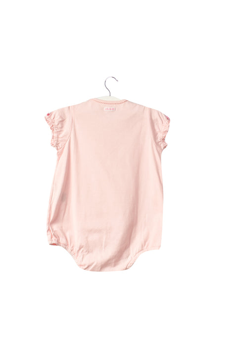 A Pink Rompers from Miki House in size 12-18M for girl. (Back View)