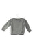 A Grey Cardigans from Noukie's in size 3-6M for girl. (Back View)