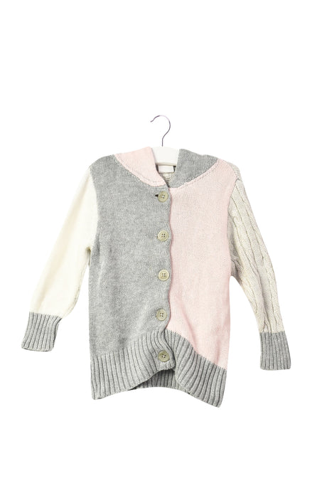 A Pink Cardigans from Seed in size 6-12M for girl. (Front View)