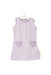 A Purple Sleeveless Dresses from Steiff in size 6-12M for girl. (Front View)